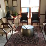 Waiting room of dental office in Doylestown PA